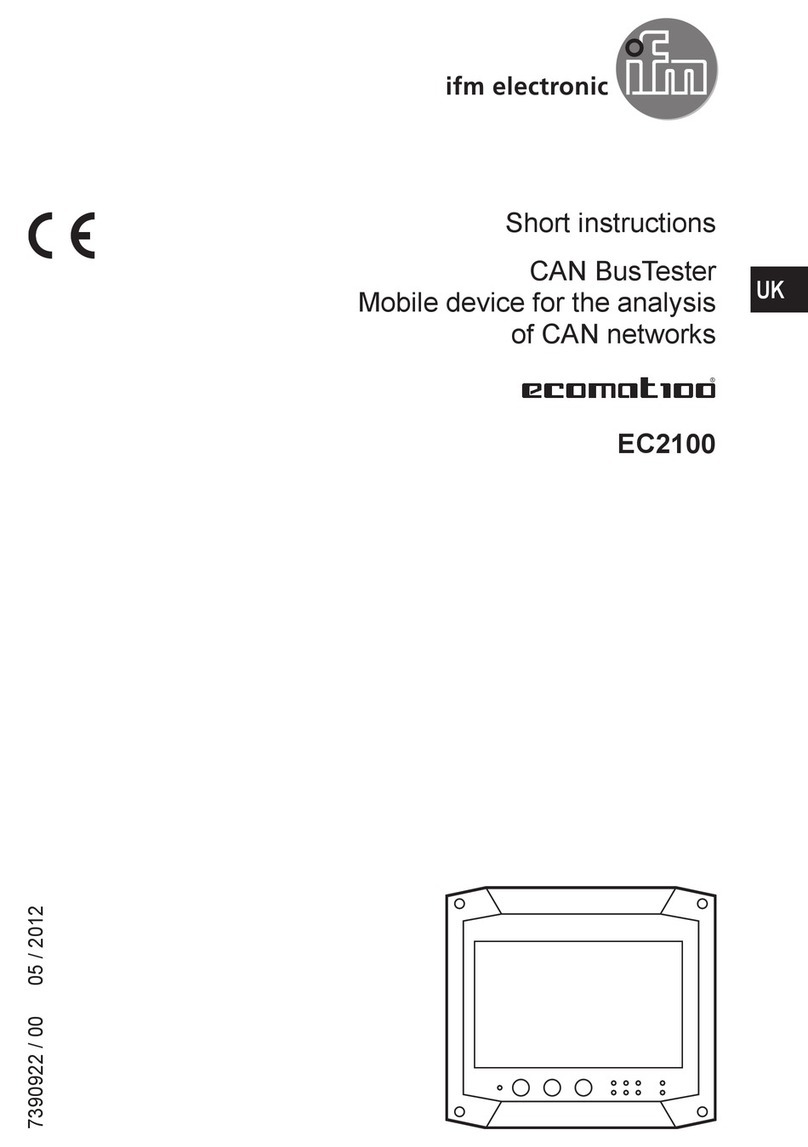 IFM Electronic Ecomat100 EC2100 Short instructions