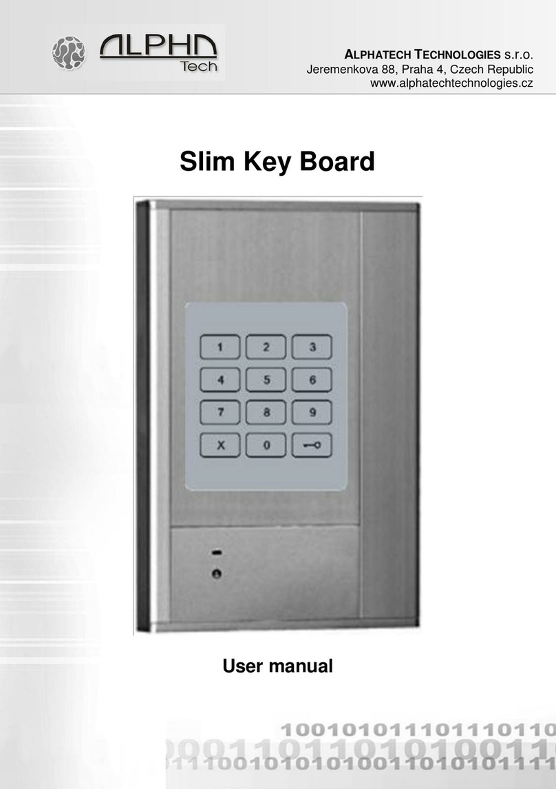 Alphatech Slim Key Board user manual
