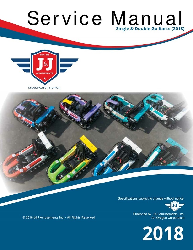 J&J Amusements King Scorpion Service manual