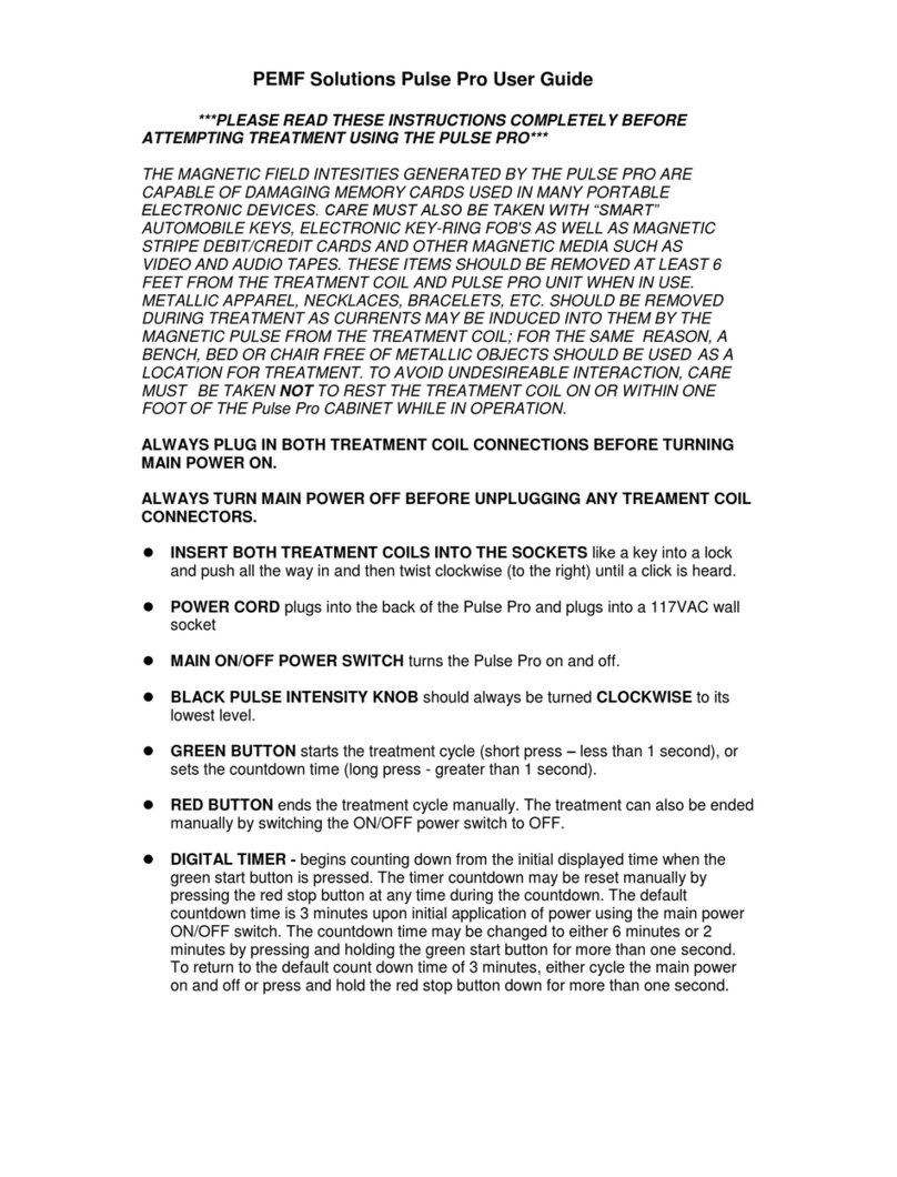 PEMF Solutions Pulse Pro user guide