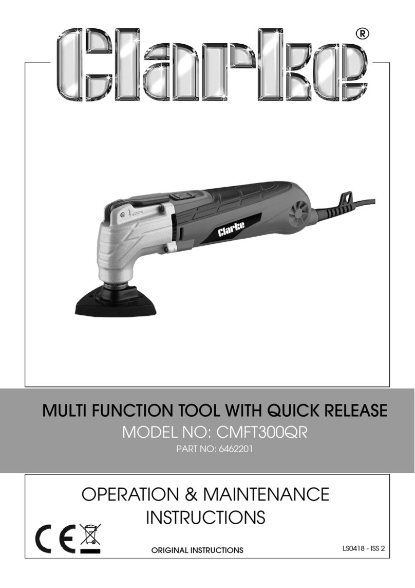 Clarke CMFT300QR Instruction Manual