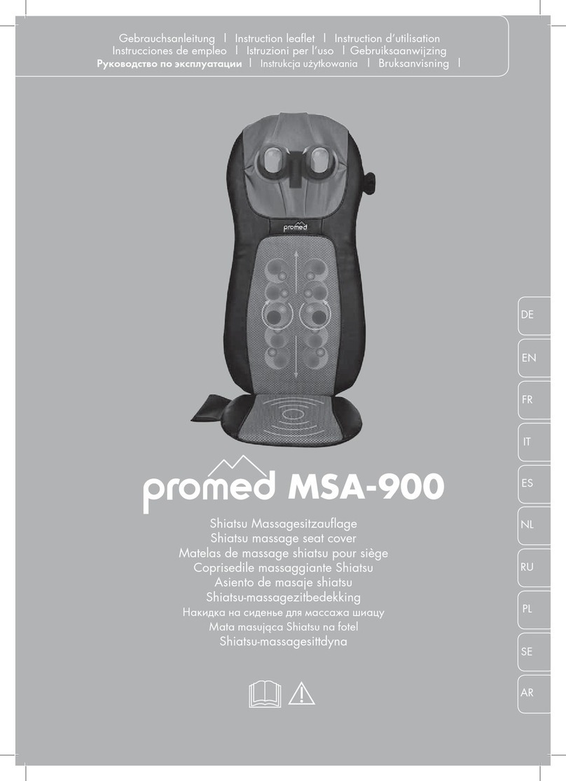 ProMed MSA-900 Instruction leaflet