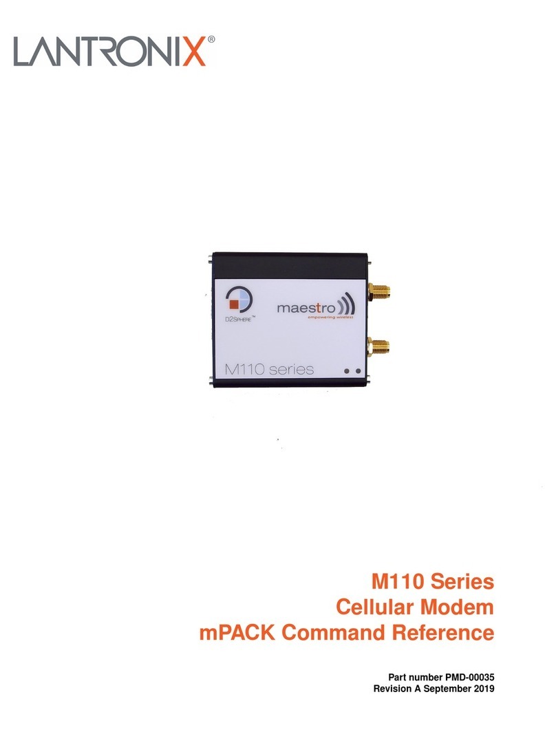Lantronix M110 Series Command reference Lantronix M110 Series Command reference