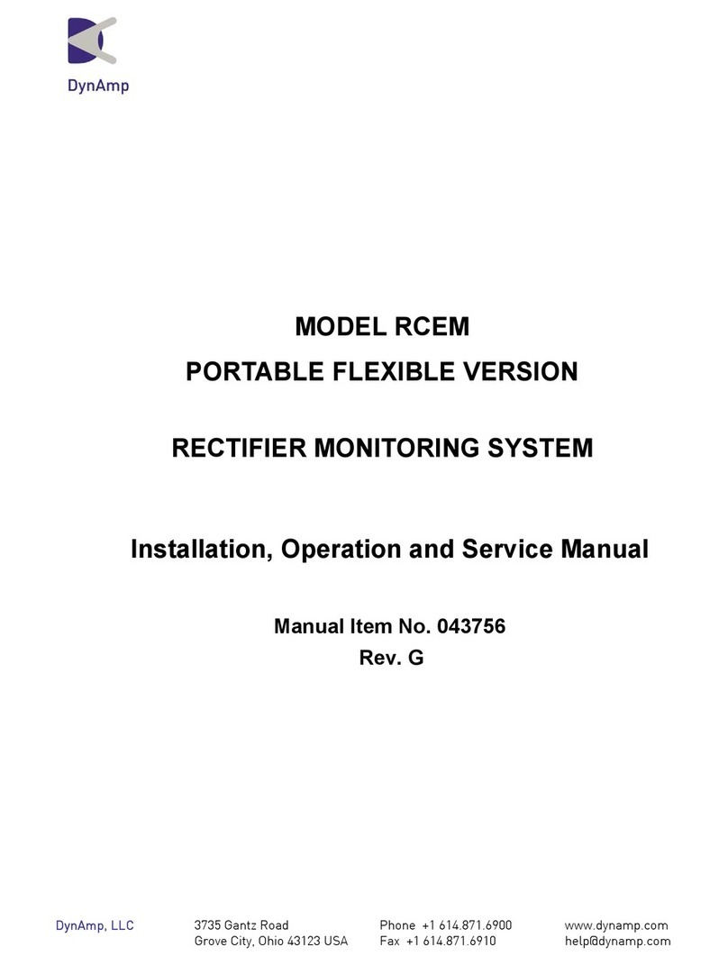 DynAmp RCEM Installation, operation and service manual
