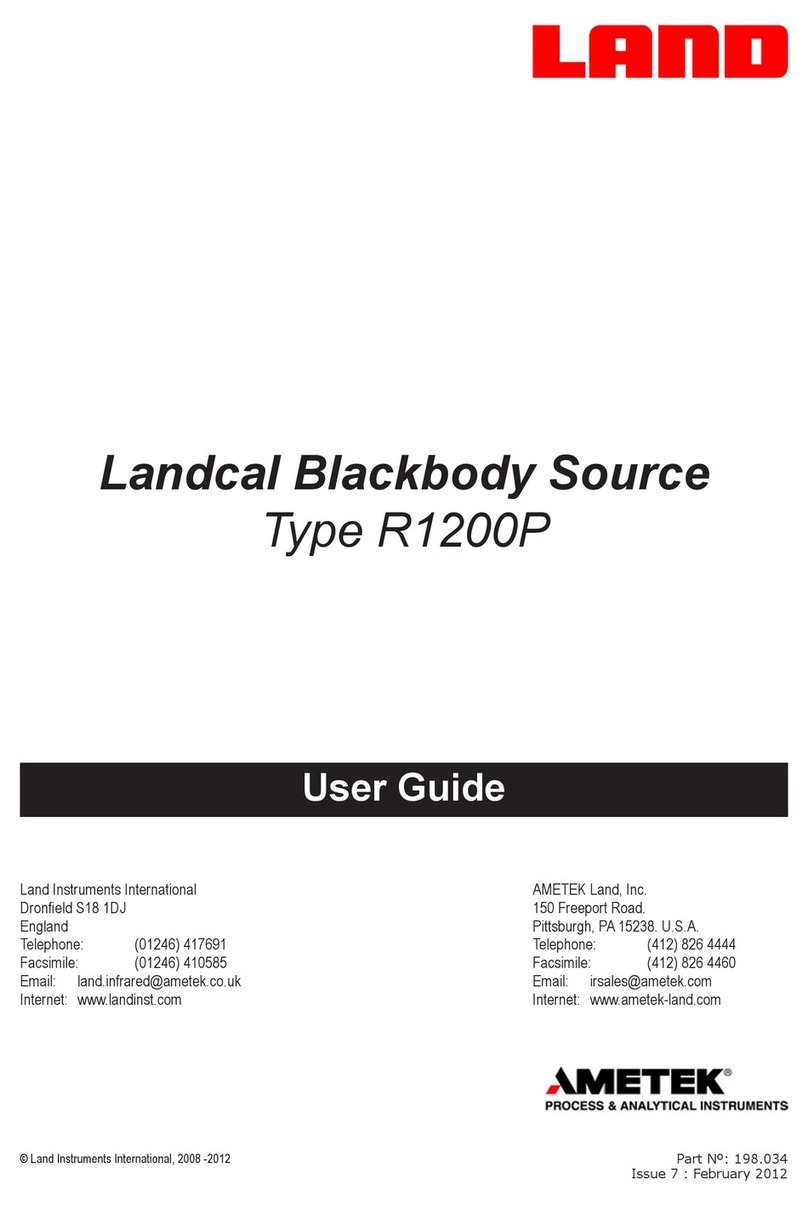 Ametek Landcal R1200P User manual