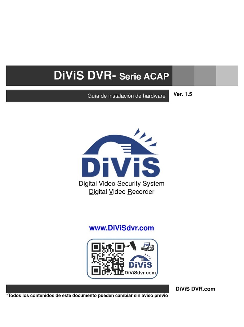 Divis ACAP Series User manual Divis ACAP Series User manual