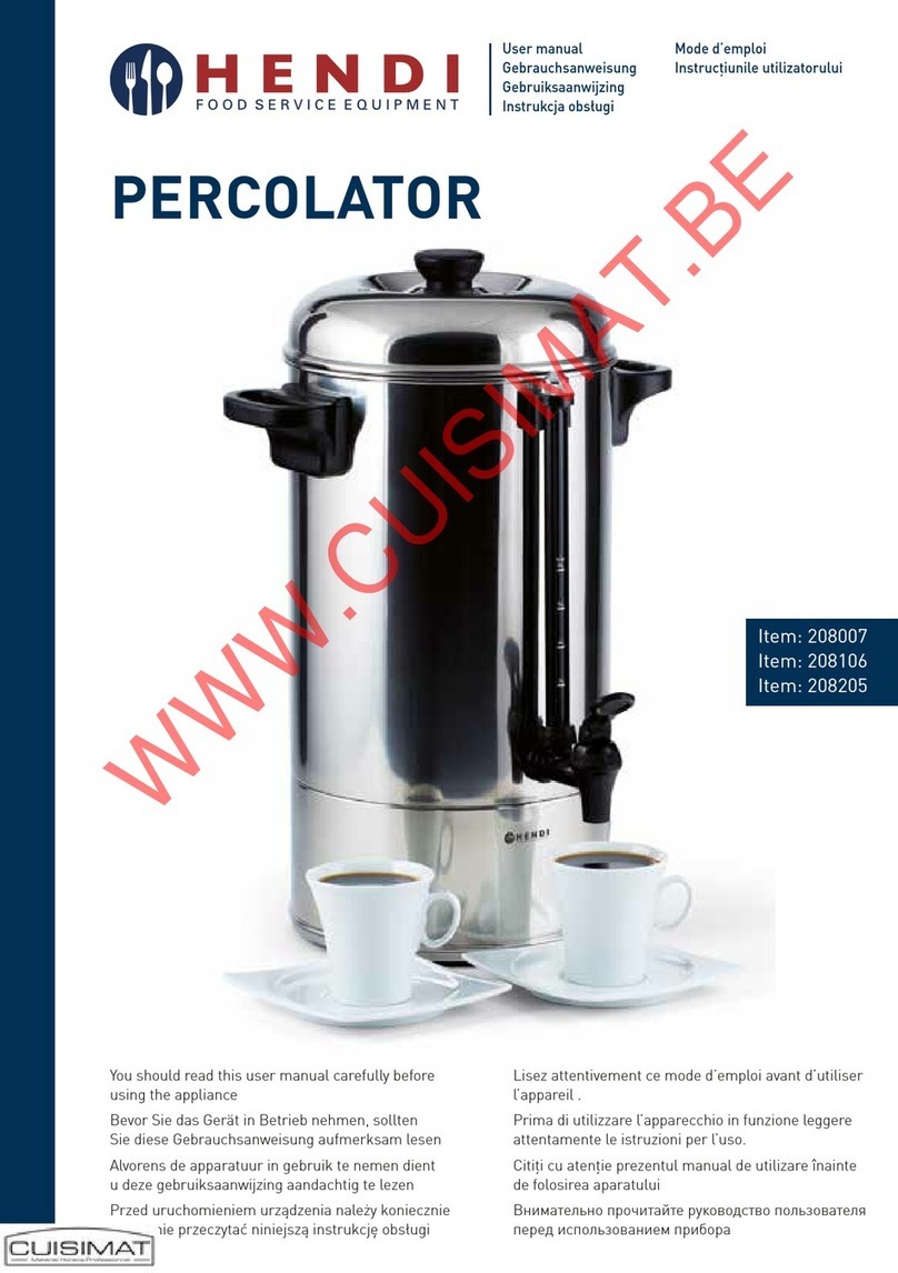 Hendi 208007 user manual