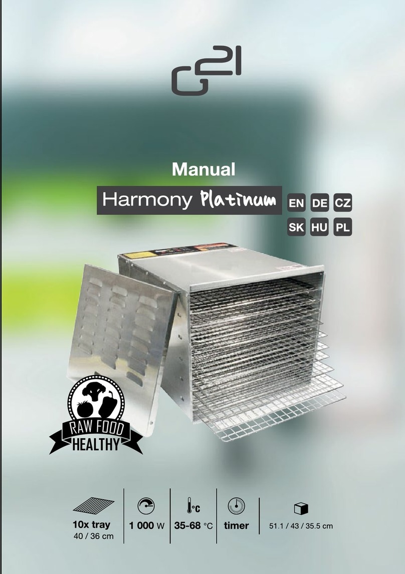 G21 Harmony Platinum User manual