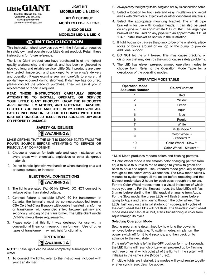 Little Giant LED-L instructions
