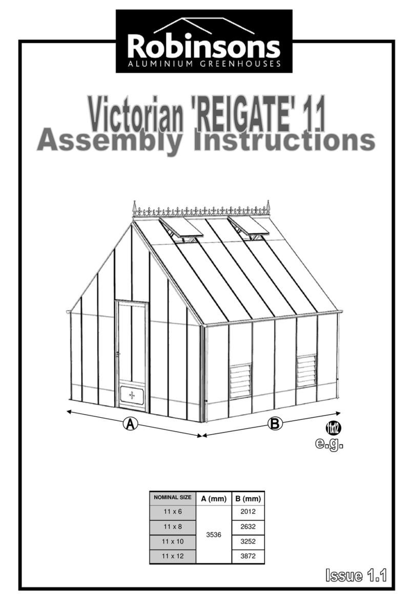 Robinsons Victorian REIGATE 11 Assembly instructions