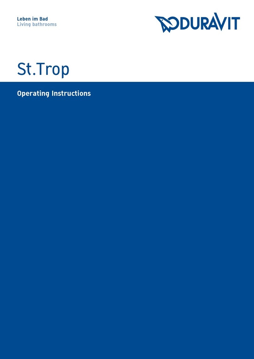 DURAVIT St.Trop operating instructions