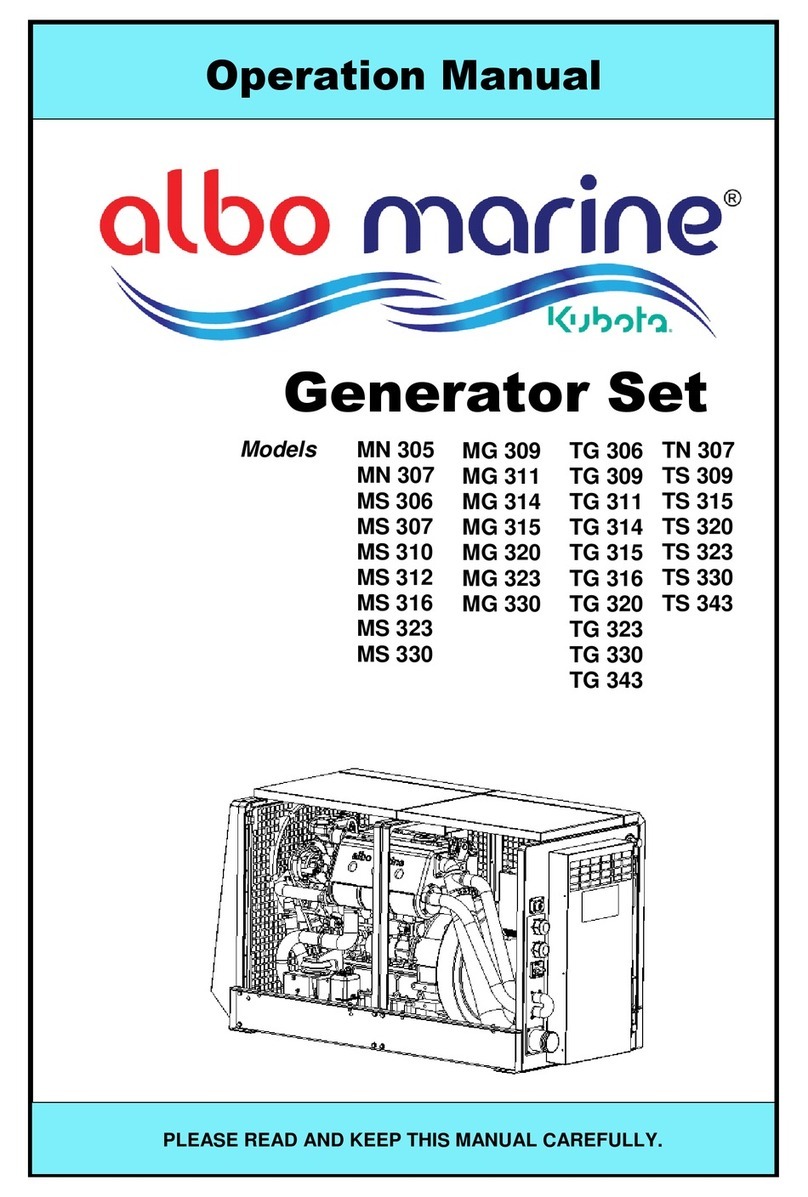 Albo marine MN 305 Operation manual