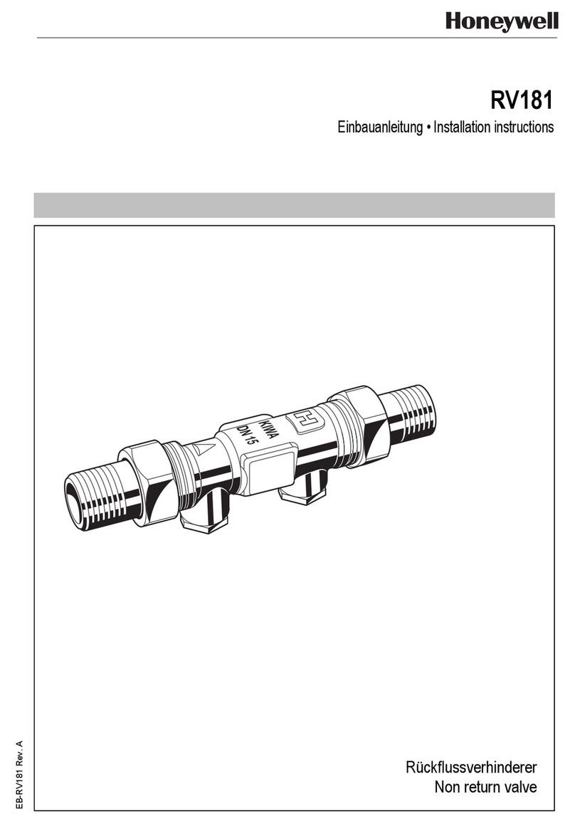Honeywell RV181 User manual