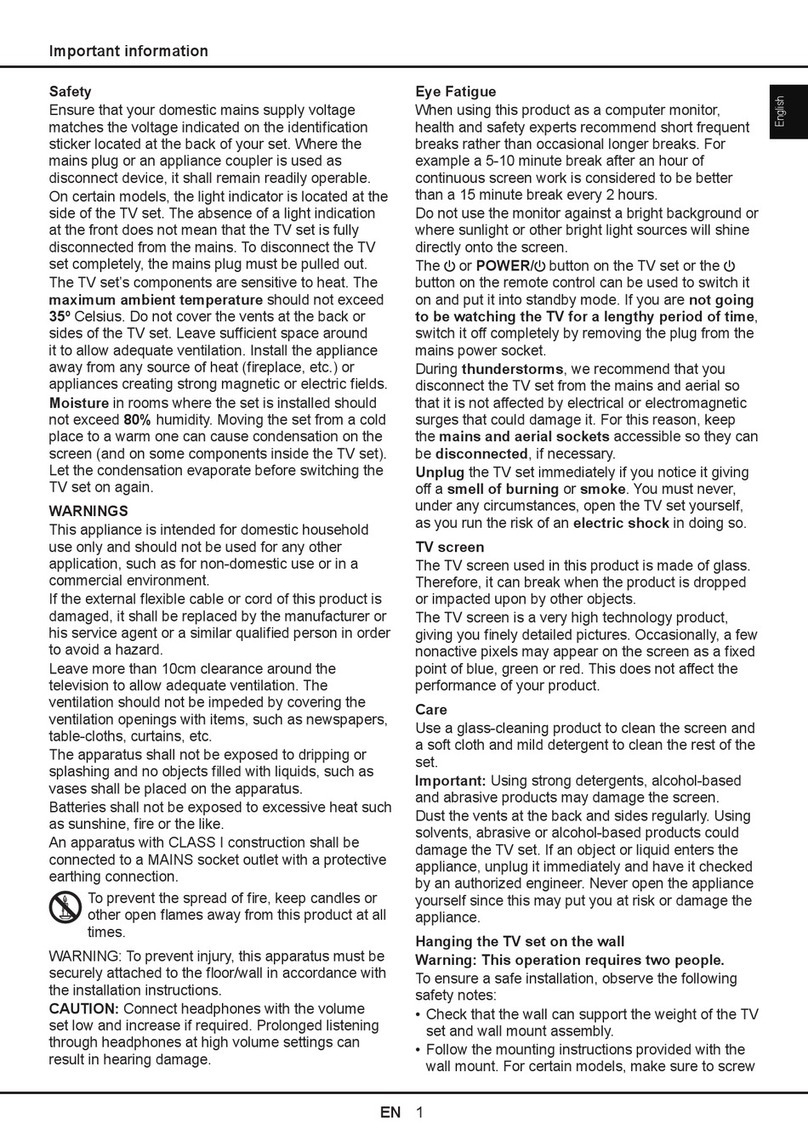 THOMSON 32FZ553 User manual