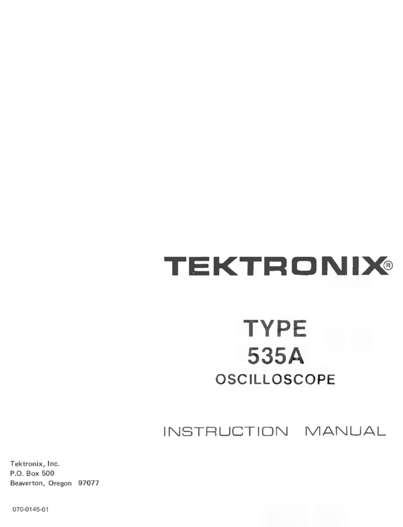 Tektronix 535A instruction manual