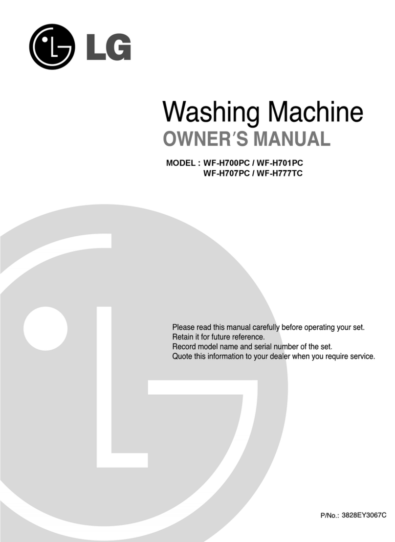 LG WF-H700PC User manual