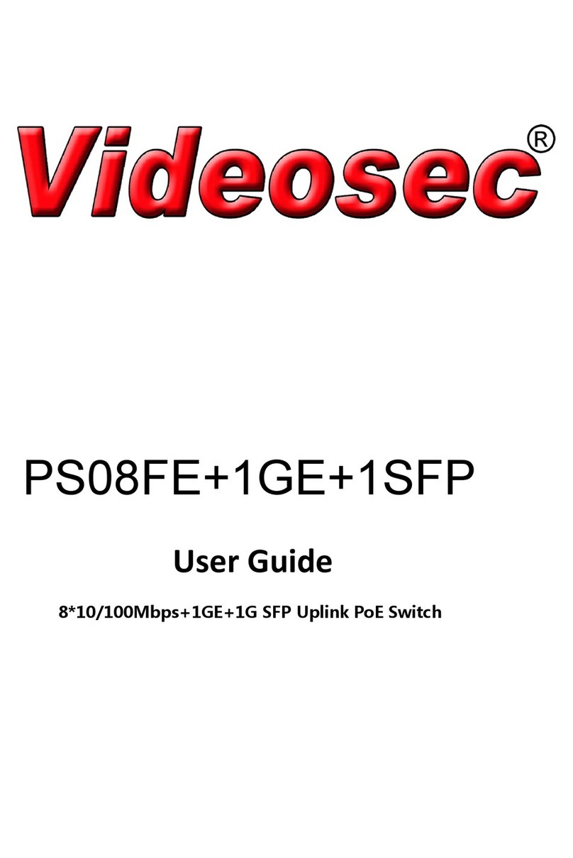 Videosec PS08FE+1GE+1SFP user guide