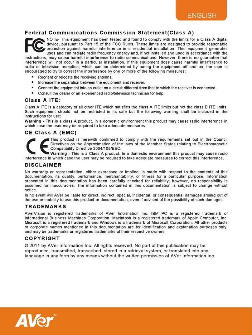 AVerVision M30 user manual