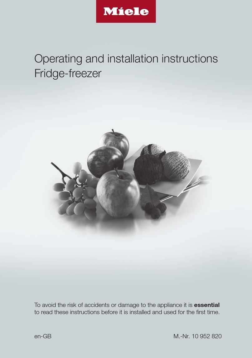 Miele KFN 37452 iDE Operating and installation instructions