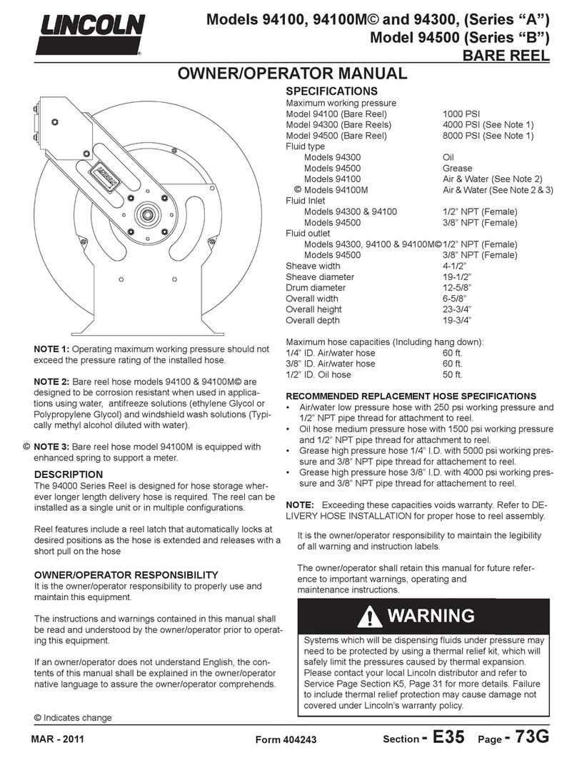 Lincoln A Series Owner's/operator's manual