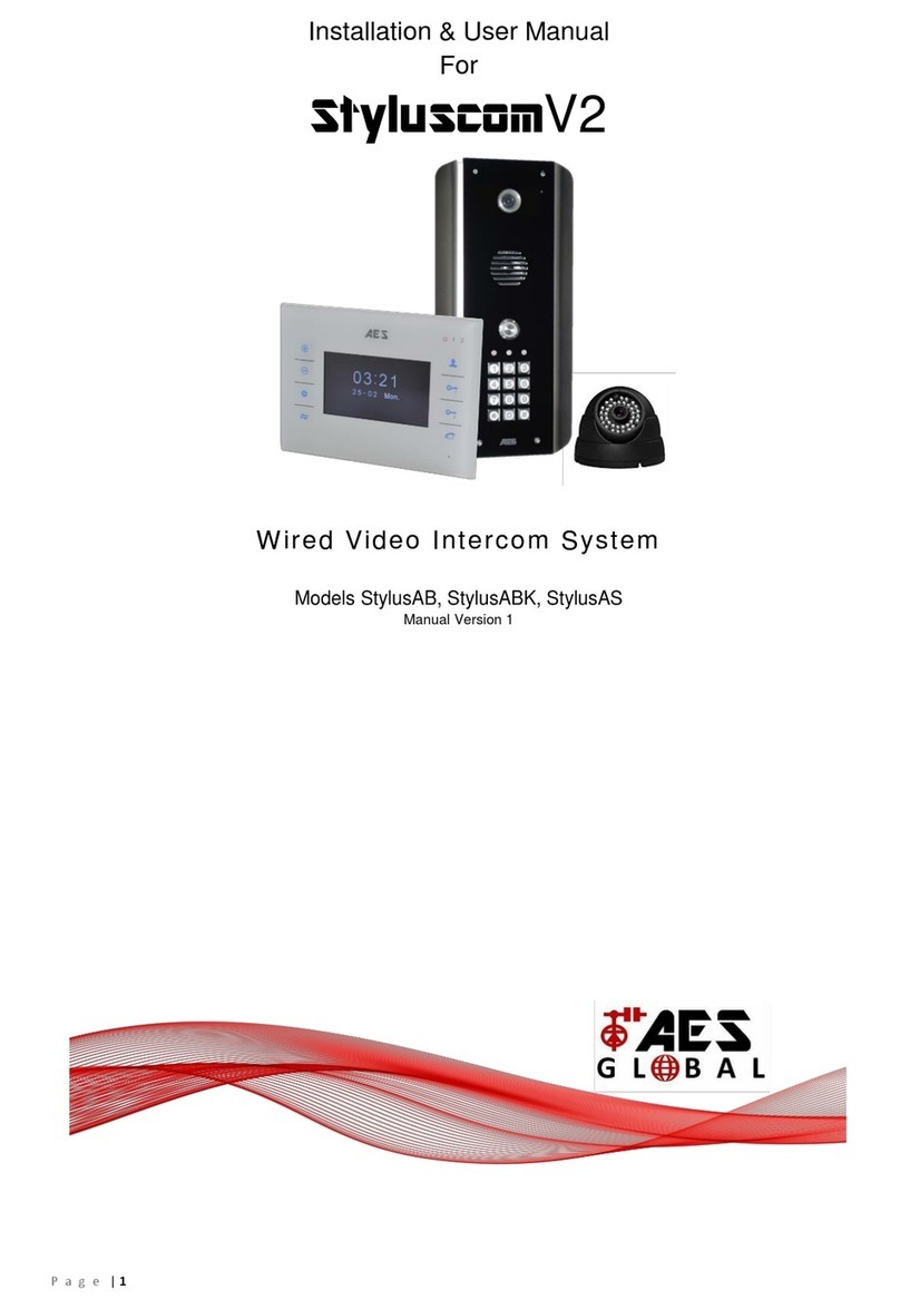 AES global StyluscomV2 Series Installation & user manual