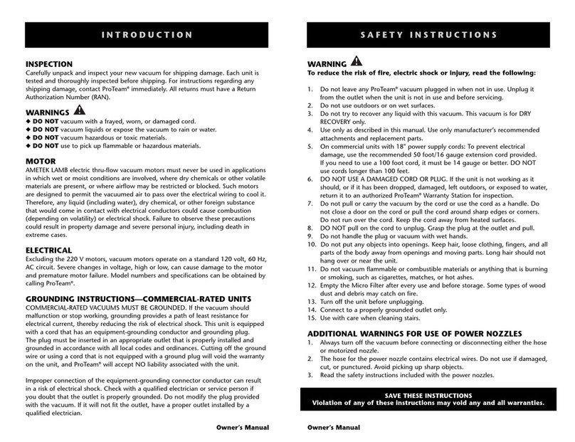 Pro-Team Alpine owner's manual
