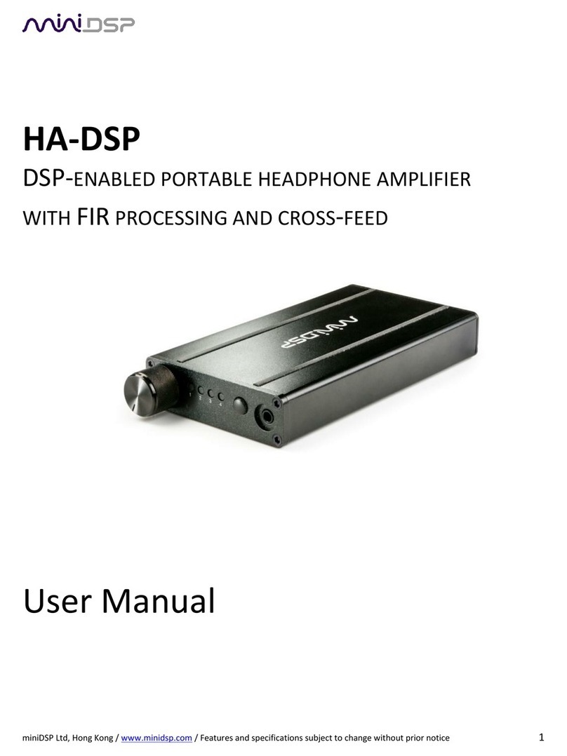 miniDSP HA-DSP User manual