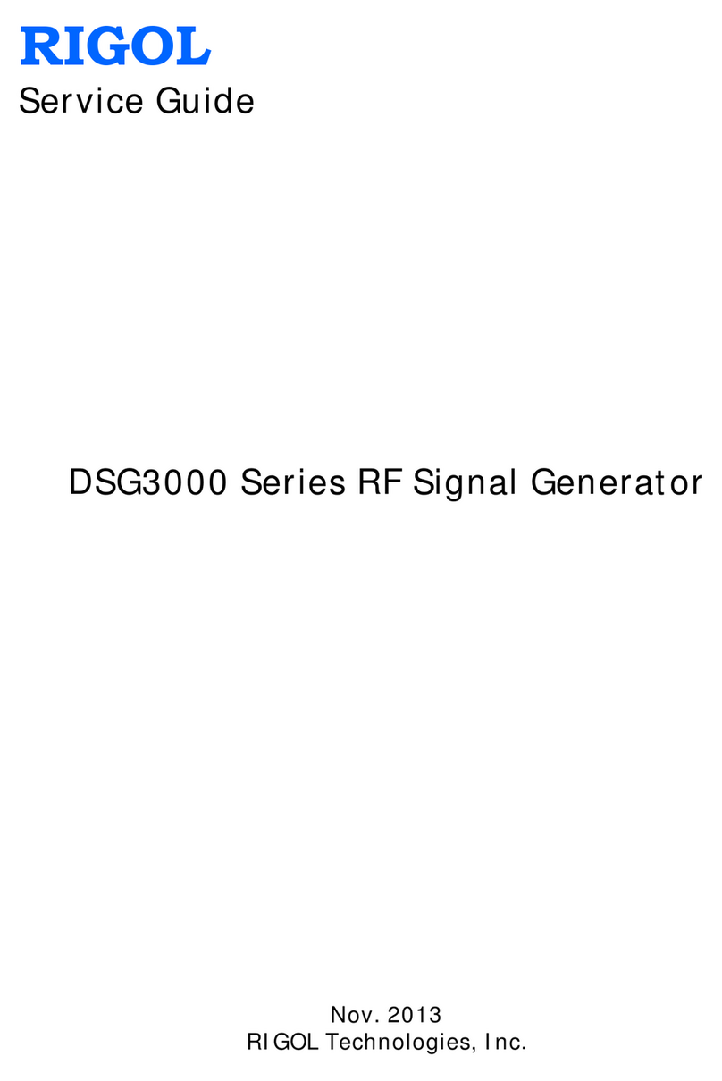 Rigol DSG3000 Series Service guide