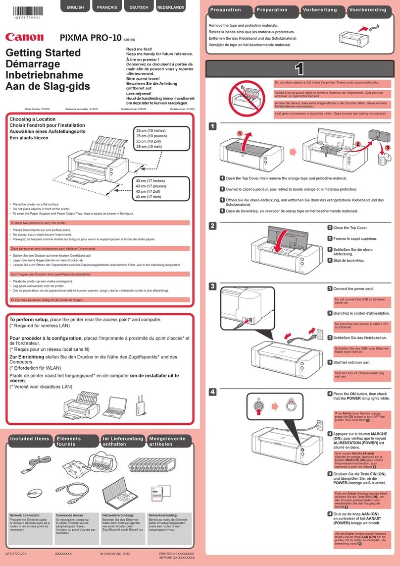 Canon PIXMA PRO-10 User manual