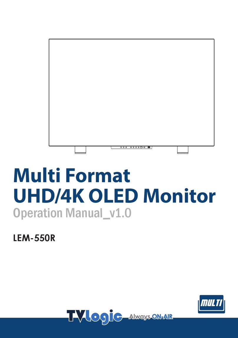 TV Logic LEM-550R User manual