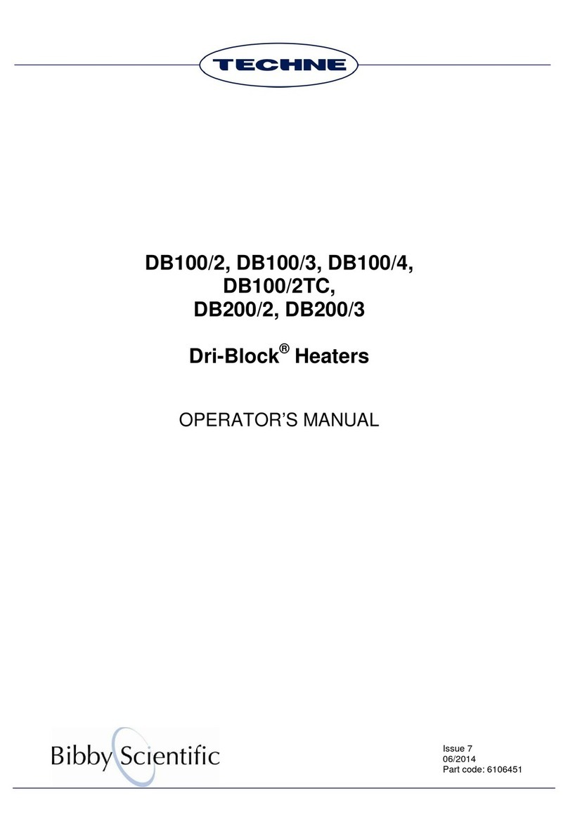 Bibby Sterilin Techne Dri-Block Series Operator's manual Bibby Sterilin Techne Dri-Block Series Operator's manual