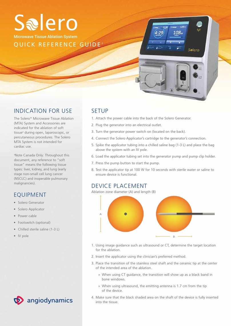 Solero Microwave Tissue Ablation Quick reference guide