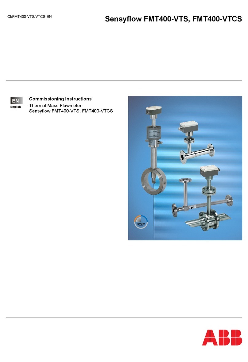 ABB Sensyflow FMT400-VTS Commissioning instructions ABB Sensyflow FMT400-VTS Commissioning instructions