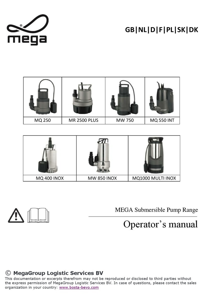 Mega MR 2500 PLUS Operator's manual