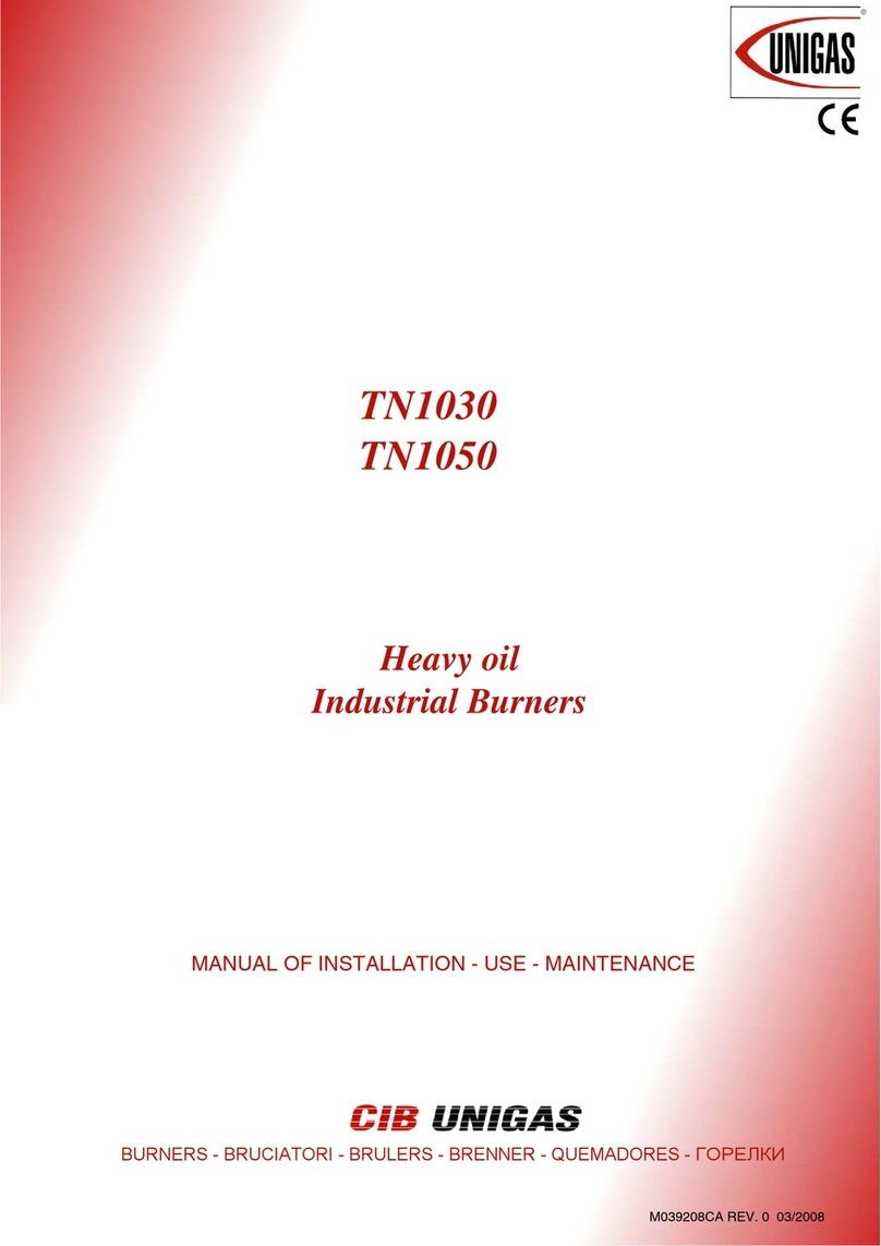 CIB UNIGAS TN 1030 Operating manual