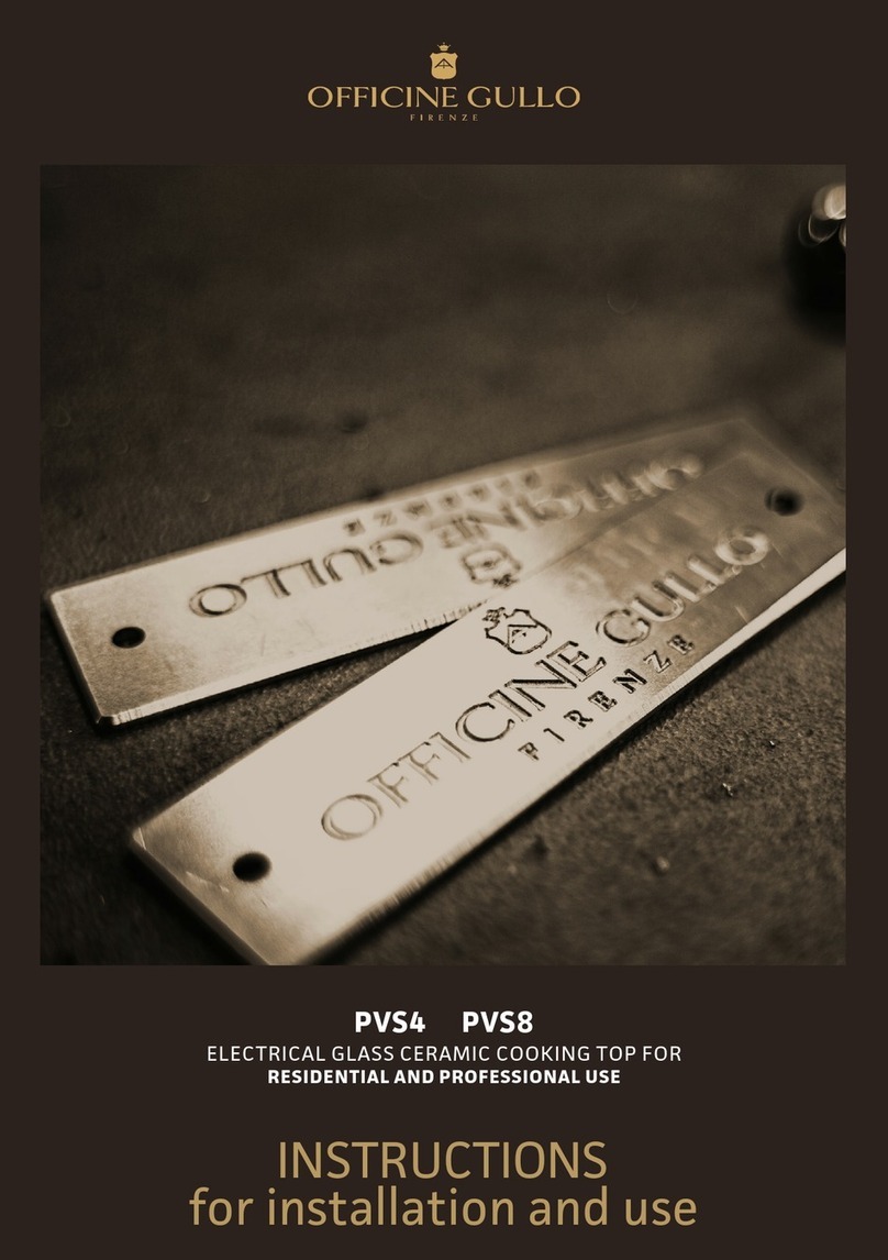 Officine Gullo PVS4 Instructions for installation and use