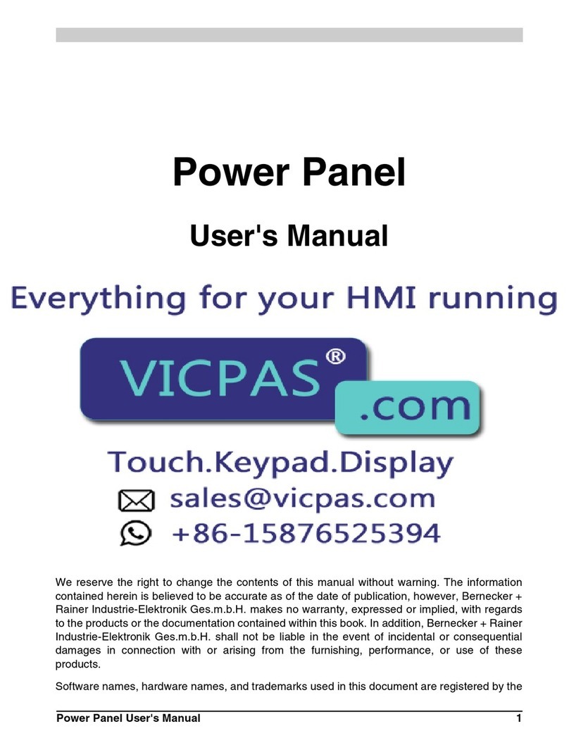 B&R PP21 user manual