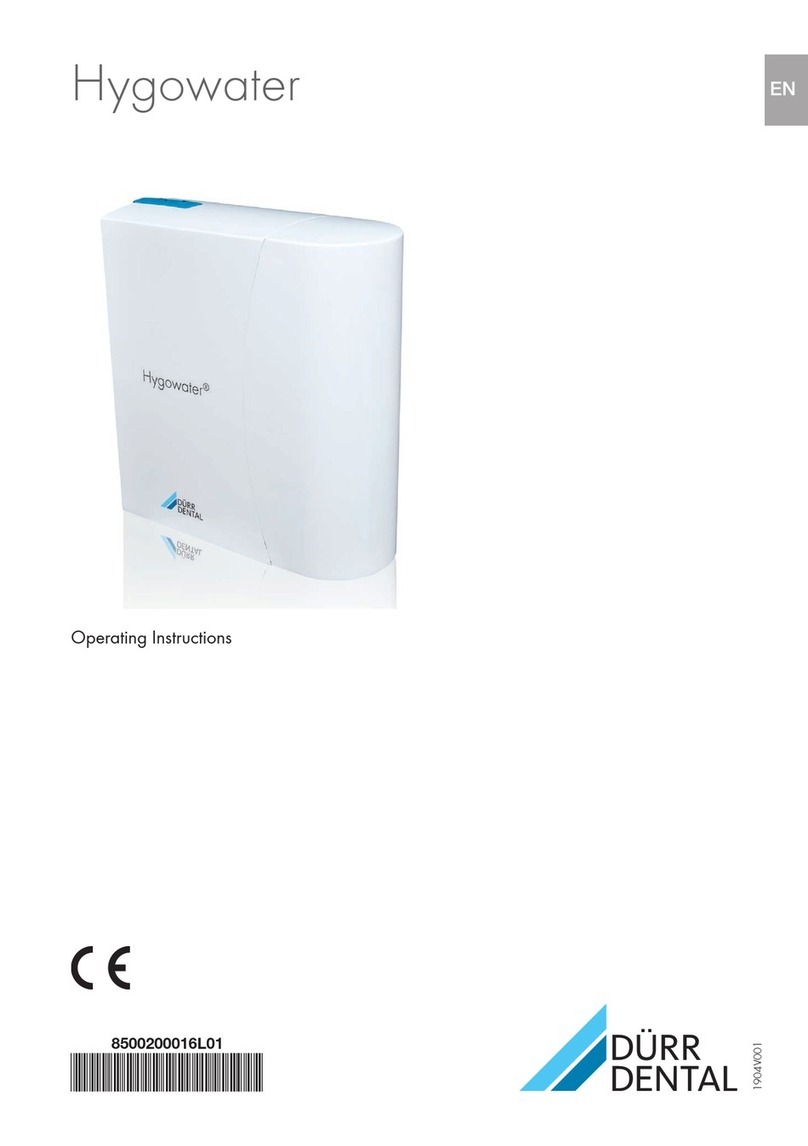 Durr Dental Hygowater operating instructions