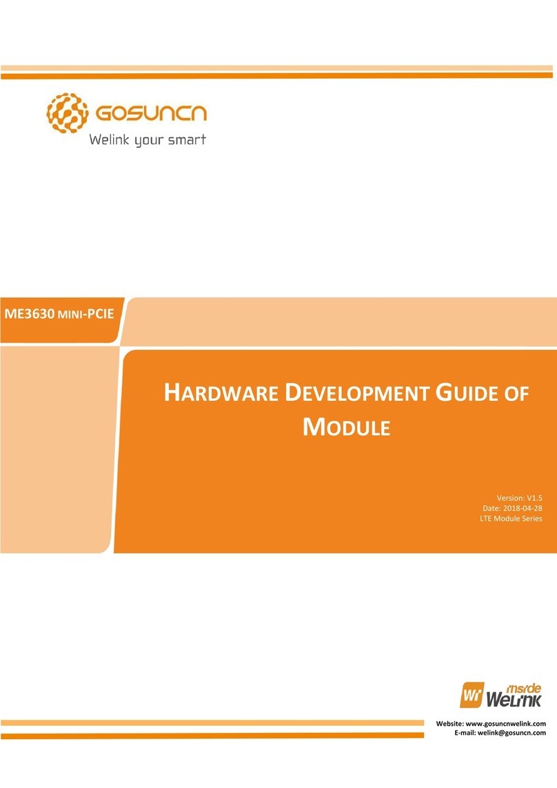 GOSUNCN ME3630 mini-PCIE Development guide