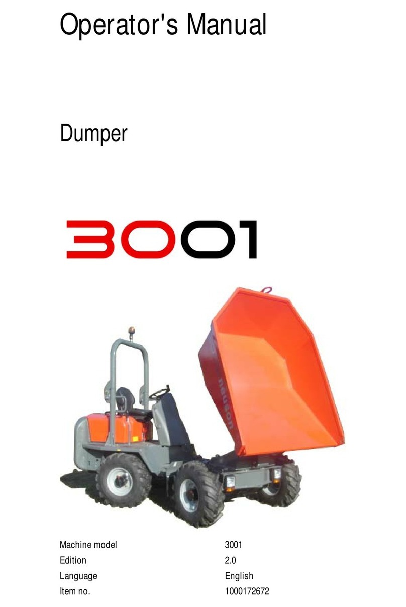 Neuson 3001 Operator's manual