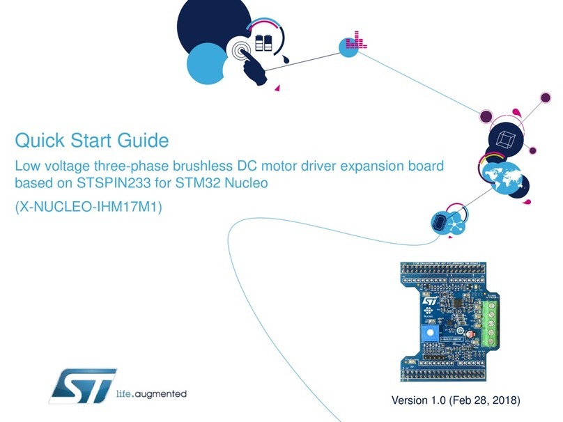 ST X-NUCLEO-IHM17M1 User manual