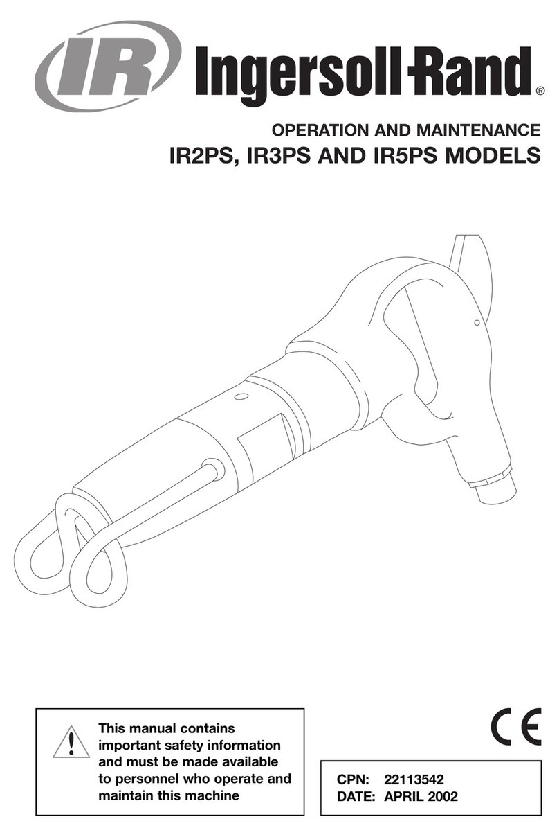Ingersoll-Rand IR2PS Operation and maintenance Ingersoll-Rand IR2PS Operation and maintenance