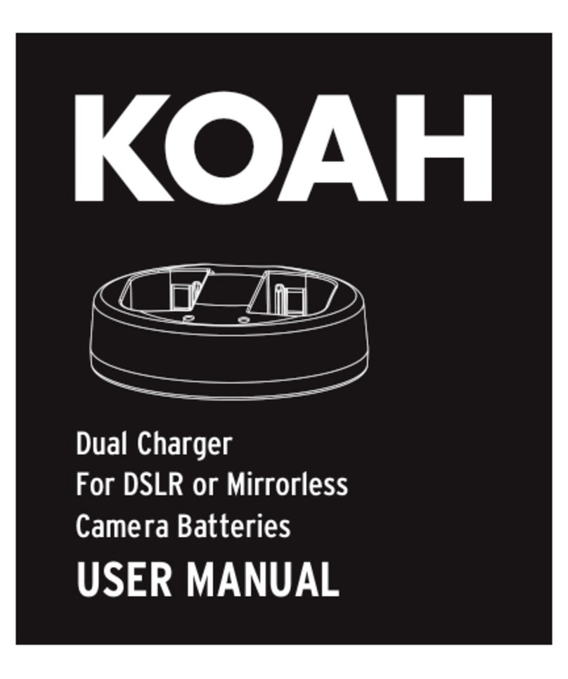 KOAH Dual Charger user manual