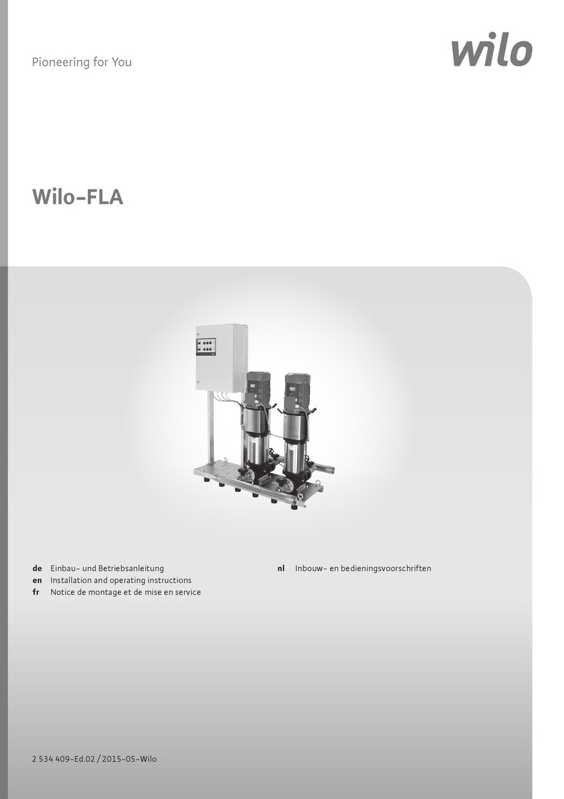 Wilo FLA Series User manual
