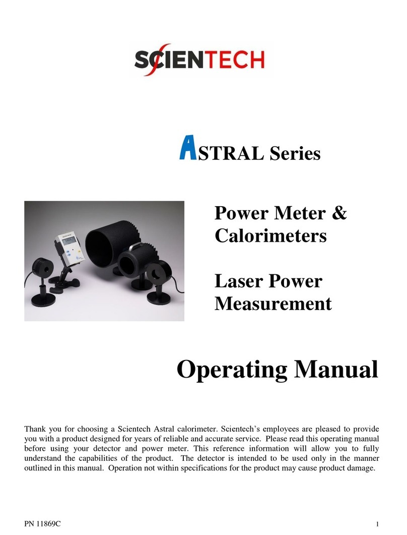 ScienTECH Astral Series User manual