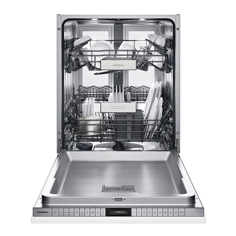 Gaggenau DF480 User manual