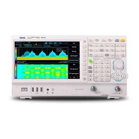 Rigol RSA3000E Series User manual