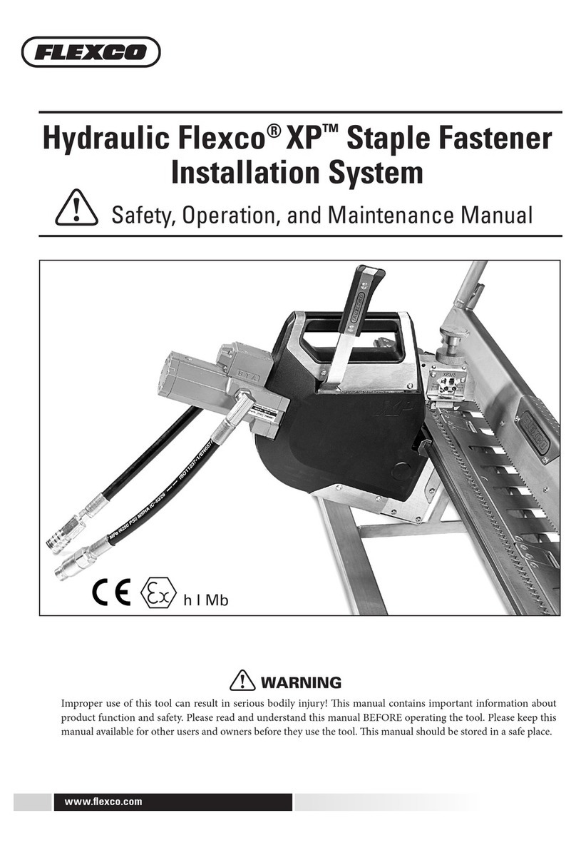 Flexco XP Safety, operation and maintenance manual