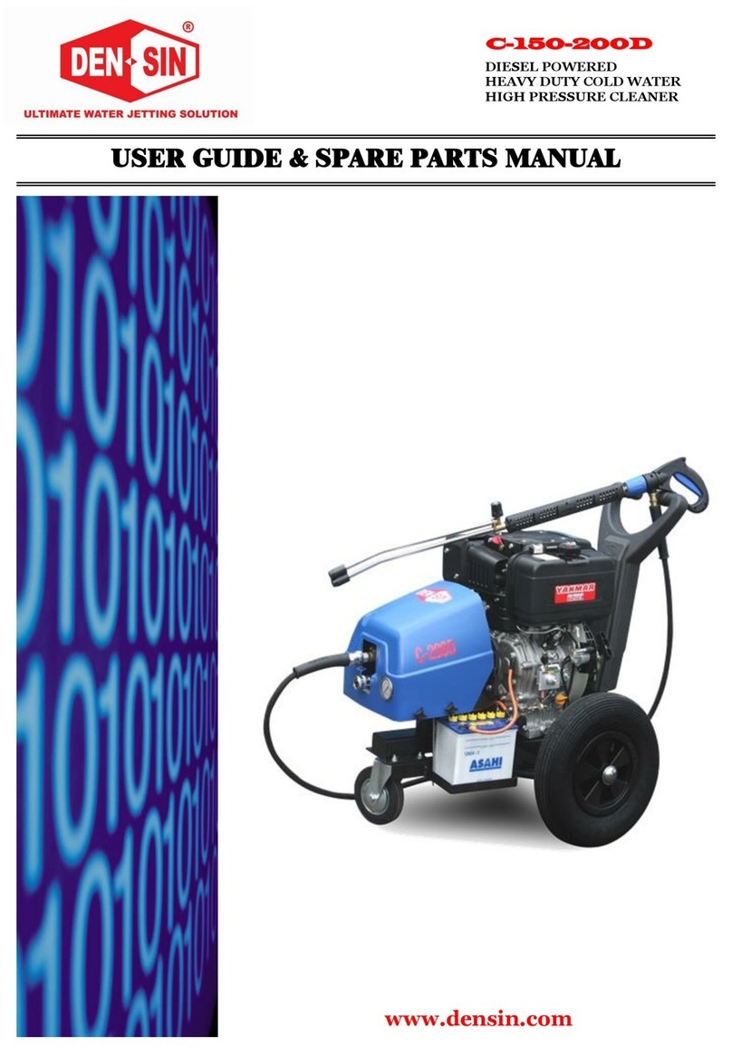 Den-Sin C-150D User guide & spare parts manual