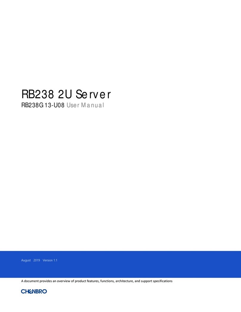 Chenbro RB238 Series user manual Chenbro RB238 Series user manual